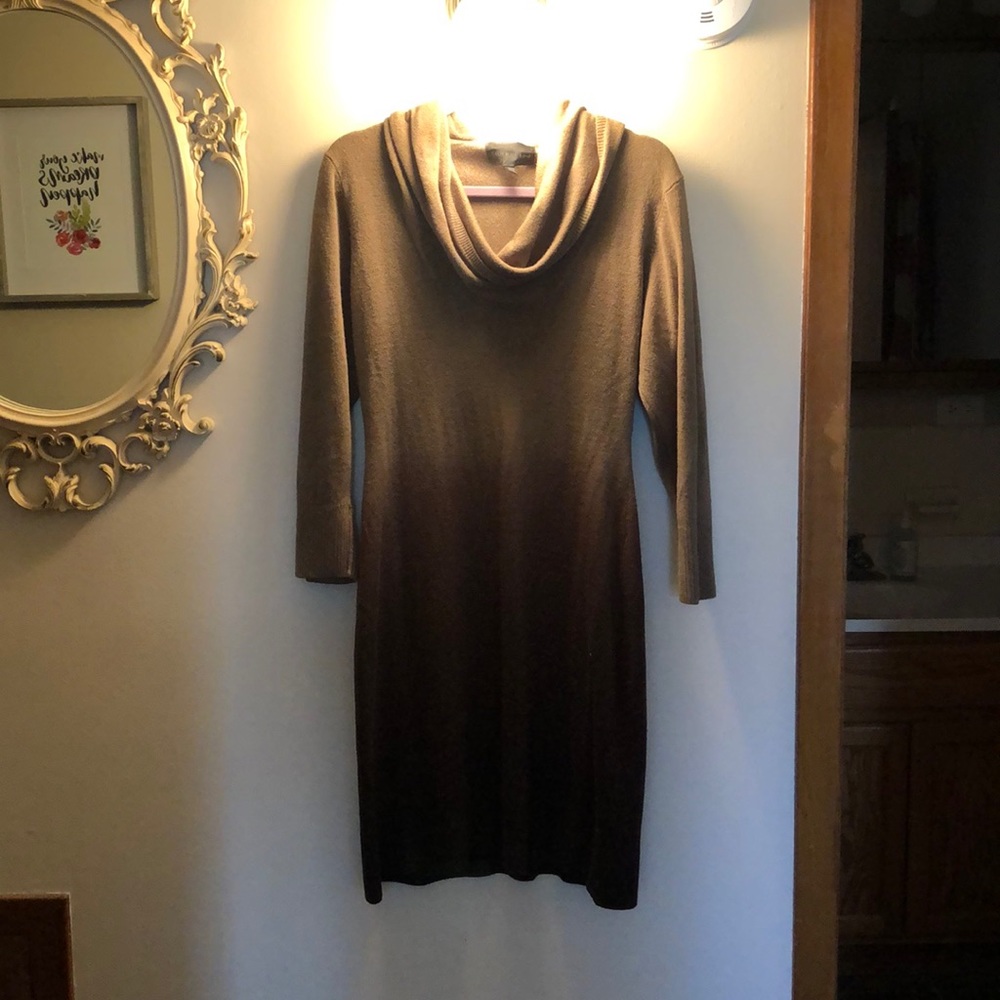 Long sleeve sweater dress